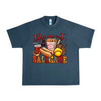 Midnight Navy take me out to the ball game softball Urban Heavy Tee - Jasminsmagicworld