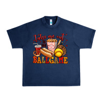 Navy take me out to the ball game softball Urban Heavy Tee - Jasminsmagicworld