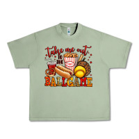Oil Green take me out to the ball game softball Urban Heavy Tee - Jasminsmagicworld