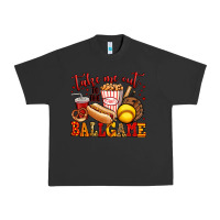 Pigment Black take me out to the ball game softball Urban Heavy Tee - Jasminsmagicworld