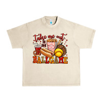 Take Me Out To The Ball Game Softball Urban Heavy Tee | Teevron