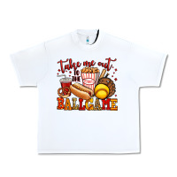 White take me out to the ball game softball Urban Heavy Tee - Jasminsmagicworld
