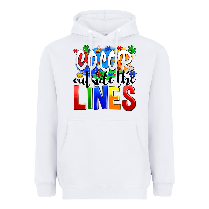 Color Outside The Lines Heavyweight Hoodie by AdoDesignShop | Teevron