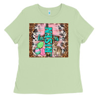 Matcha western he is risen with rabbit Ladies Tee - TumblerDesignByShophia
