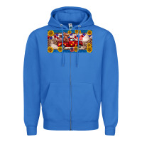 True Royal 4th of july truck cow license plate Zipper Hoodie - BarkalooDesign