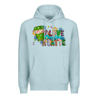 Blue Mist LIve Christmas Latte Premium Hoodie - CowhideDigitalArt