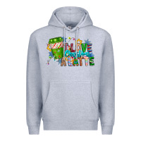 Heather Grey LIve Christmas Latte Premium Hoodie - CowhideDigitalArt