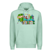 Seafoam LIve Christmas Latte Premium Hoodie - CowhideDigitalArt