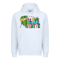White LIve Christmas Latte Premium Hoodie - CowhideDigitalArt