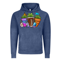 Vintage Denim Football Easter sports carrots Vintage Hoodie - OliviaCreatesArt