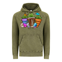 Vintage Olive Football Easter sports carrots Vintage Hoodie - OliviaCreatesArt