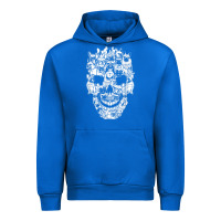 Cobalt Matching Family French Bulldog Dog Skull Costume Halloween Urban Hoodie - maiPhamDesign