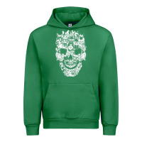 Emerald Matching Family French Bulldog Dog Skull Costume Halloween Urban Hoodie - maiPhamDesign