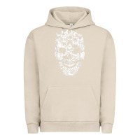 Pigment French Oak Matching Family French Bulldog Dog Skull Costume Halloween Urban Hoodie - maiPhamDesign