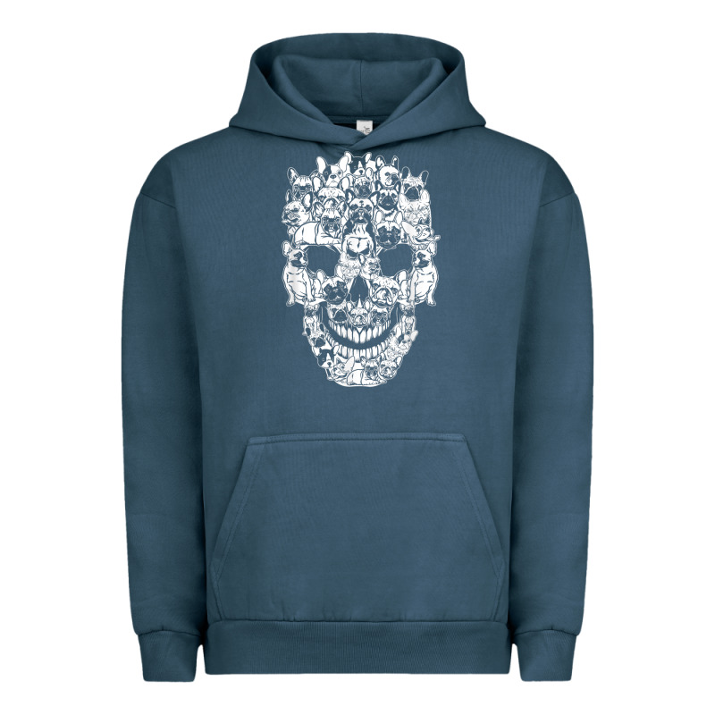 Matching Family French Bulldog Dog Skull Costume Halloween Urban Hoodie by maiPhamDesign | Teevron
