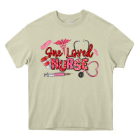Mossy one loved nurse Heavy Core Tee - texasbilliewilder
