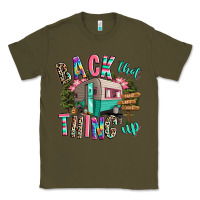 Army Green back that thing up camping Classic Tee - RanaPortraitStore