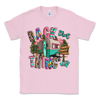 Bubblegum Pink back that thing up camping Classic Tee - RanaPortraitStore