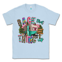 Dusty Blue back that thing up camping Classic Tee - RanaPortraitStore