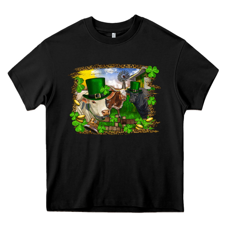 St Patrick's Day Cows Heavy Core Tee by RanaPortraitStore | Teevron