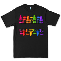Black custom name crayons Premium Tee - texasbilliewilder