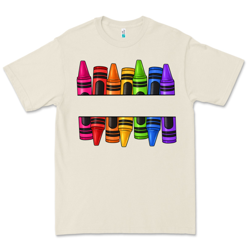 Custom Name Crayons Premium Tee by texasbilliewilder | Teevron