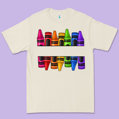 Custom Name Crayons Premium Tee Designed By Texasbilliewilder