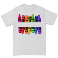 Dove Grey custom name crayons Premium Tee - texasbilliewilder