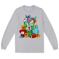 Moon Dust Football Frappe Long Sleeve Tee - FaDigitalArtStudio