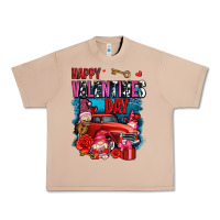 Burro happy valentines day with gnomes and truck olivia Urban Heavy Tee - OliviaCreatesArt
