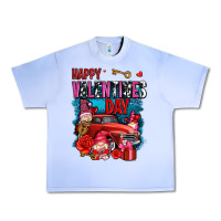 Grape Ice happy valentines day with gnomes and truck olivia Urban Heavy Tee - OliviaCreatesArt