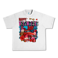 Lunar Rock happy valentines day with gnomes and truck olivia Urban Heavy Tee - OliviaCreatesArt