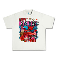 Pistachio happy valentines day with gnomes and truck olivia Urban Heavy Tee - OliviaCreatesArt