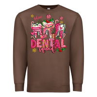 Chestnut pink christmas teeth dental squad Premium Sweatshirt - AdoDesignShop