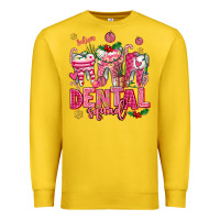 Lemon pink christmas teeth dental squad Premium Sweatshirt - AdoDesignShop