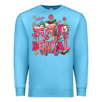 Ocean Blue pink christmas teeth dental squad Premium Sweatshirt - AdoDesignShop
