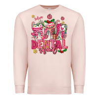 Pale Pink pink christmas teeth dental squad Premium Sweatshirt - AdoDesignShop