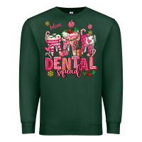 Sports Green pink christmas teeth dental squad Premium Sweatshirt - AdoDesignShop