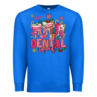 True Royal pink christmas teeth dental squad Premium Sweatshirt - AdoDesignShop