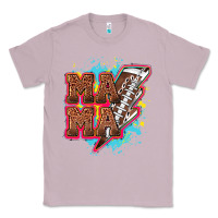 Lilac Mama Football lightning bolt Classic Tee - HowdyJamesFarm