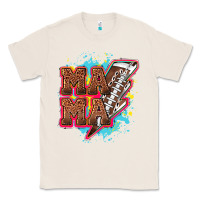 Mama Football Lightning Bolt Classic Tee | Teevron