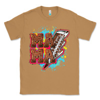 Toasted Coconut Mama Football lightning bolt Classic Tee - HowdyJamesFarm