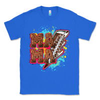 True Royal Mama Football lightning bolt Classic Tee - HowdyJamesFarm
