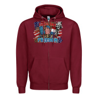 Burgundy tastes like freedom Zipper Hoodie - BarkalooDesign