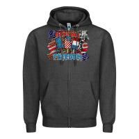 Charcoal Heather tastes like freedom Zipper Hoodie - BarkalooDesign