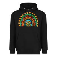 Black autism heart ribbon rainbow Heavyweight Hoodie - AdoDesignShop