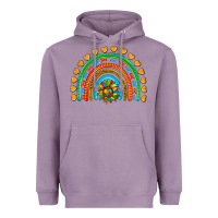 Lavender autism heart ribbon rainbow Heavyweight Hoodie - AdoDesignShop