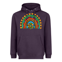 Plum autism heart ribbon rainbow Heavyweight Hoodie - AdoDesignShop