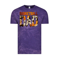 Cloud Purple no background basketball dad Vintage Tee - Jasminsmagicworld