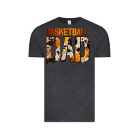 Vintage Black no background basketball dad Vintage Tee - Jasminsmagicworld